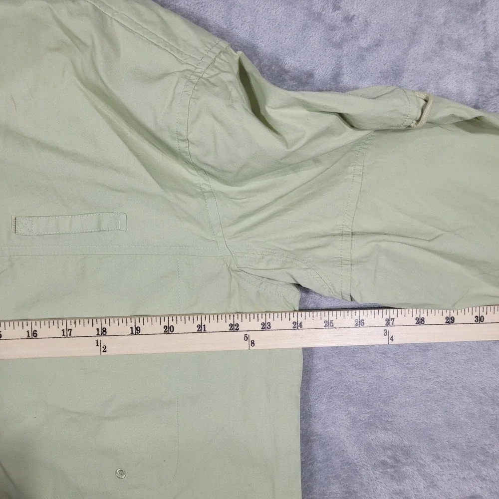Vintage Woolrich Button Down Mens L Clover 761 Outdoor Fishing Vented Shirt - Picture 7 of 9